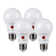 LED A19 Sensor Light Bulb Dusk to Dawn 60W(Eqv.), E26/Medium Base
