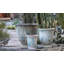 Pot de fleurs Chianni Urn en grès, grand format, ensemble de 3 - Intérieur/Extérieur-2022248884