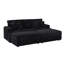 Upholstered Sofa With Footrest And Throw Pillows-78697871