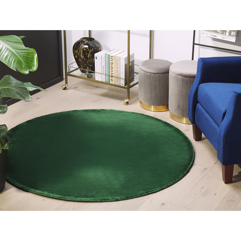 Godinne Round 140 cm x 140 cm Viscose Hand Woven Area Rug