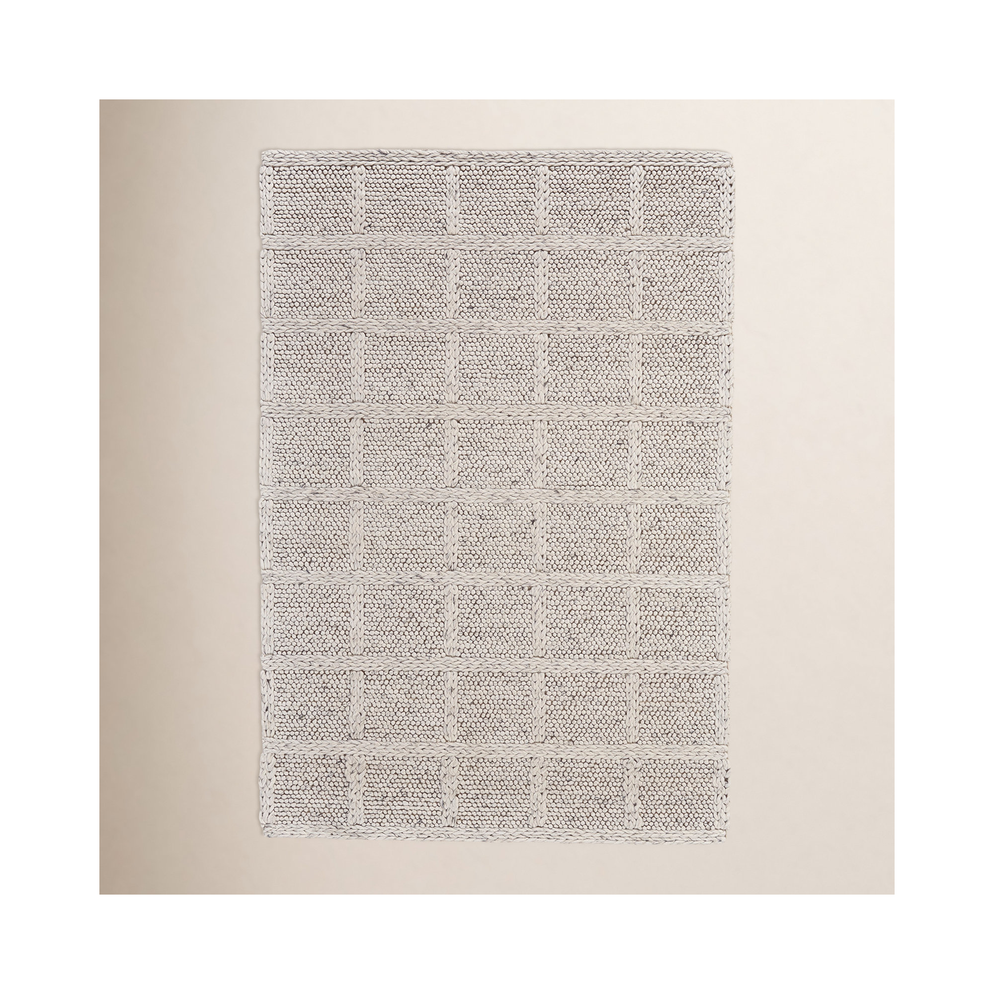 Alvin Handmade Wool Rug, Rectangle 3'6" x 5'6"