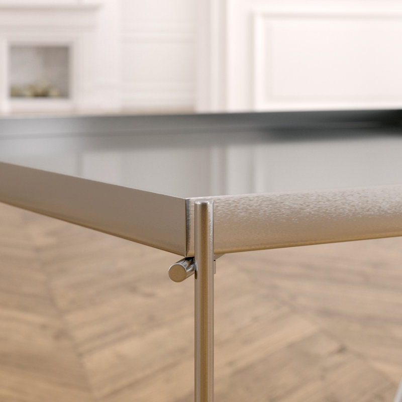 Haverhill Four Leg Coffee Table, Chrome