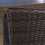 Aaruhi 6 - Person Acacia Wicker Patio Dining Set with Rectangular Table