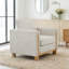 Fauteuil rembourré en tissu-631355154