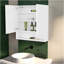 Gaviota Wall-Mounted Medicine Cabinet, Two Doors, Three Interior Shelves, Modern Bathroom Storage Unit, White