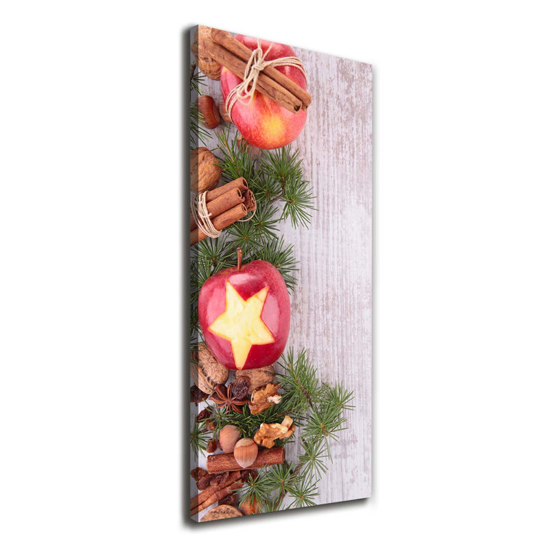 Christmas Apples - Wrapped Canvas Print