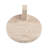 Modern Geometric Travertine Stone Sculpture Abstract Decorative Accent for Shelves, Mantels, and Tabletops - Handcrafted Minimalist Art Piece Contemporary Home and Office Decor Statement
