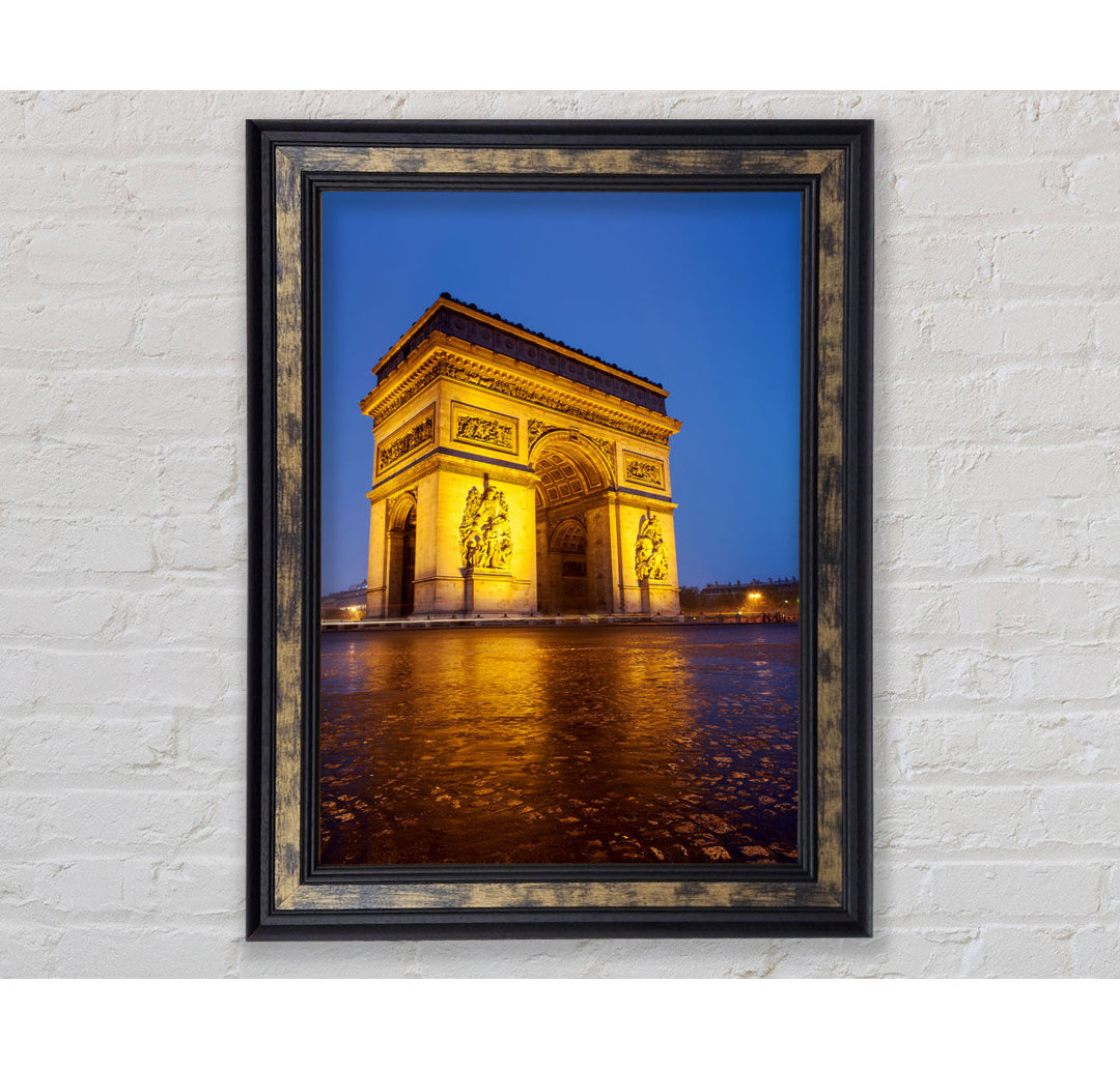 Arc De Triomphe 3 - Einzelner Bilderrahmen Kunstdrucke