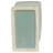 Contemporary Tall Ceramic Jar with Lid for Living Room or Shelves Display - Artistic 2-tone Table Jar for Modern Home or Office Decor - Brown & Blue-2046042136-2046042598