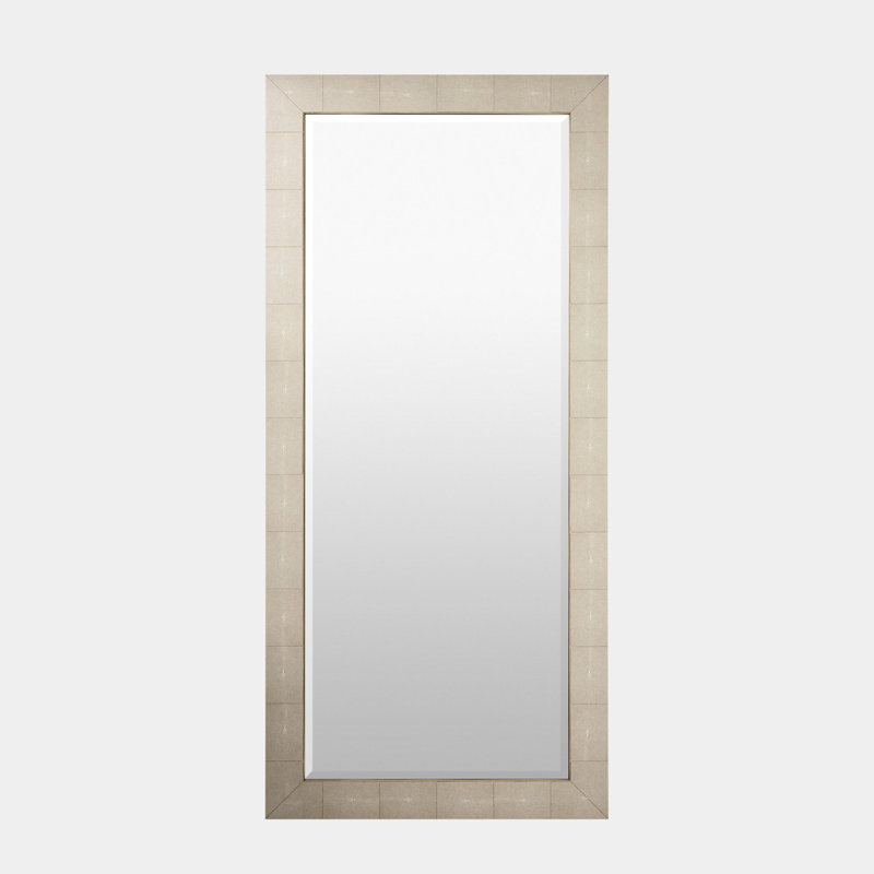 Miroir de sol Manta - ivoire chagrin, 78 po x 36 po