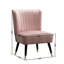 Fauteuil d'appoint en velours gris - Coussin de siège en mousse dense, coutures gracieuses doublées, pieds en bois d'hévéa avec finition dorée, l 26 po x H 33 po, rembourrage de revêtement contemporain, noir et extrémités élégants, P 26 po