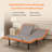  Adjustable Bed Frame With 12'' Memory Foam Mattress, Zero Gravity, Massaging, Wireless Remote & App Control, E3000 Sunset Orange-469382512