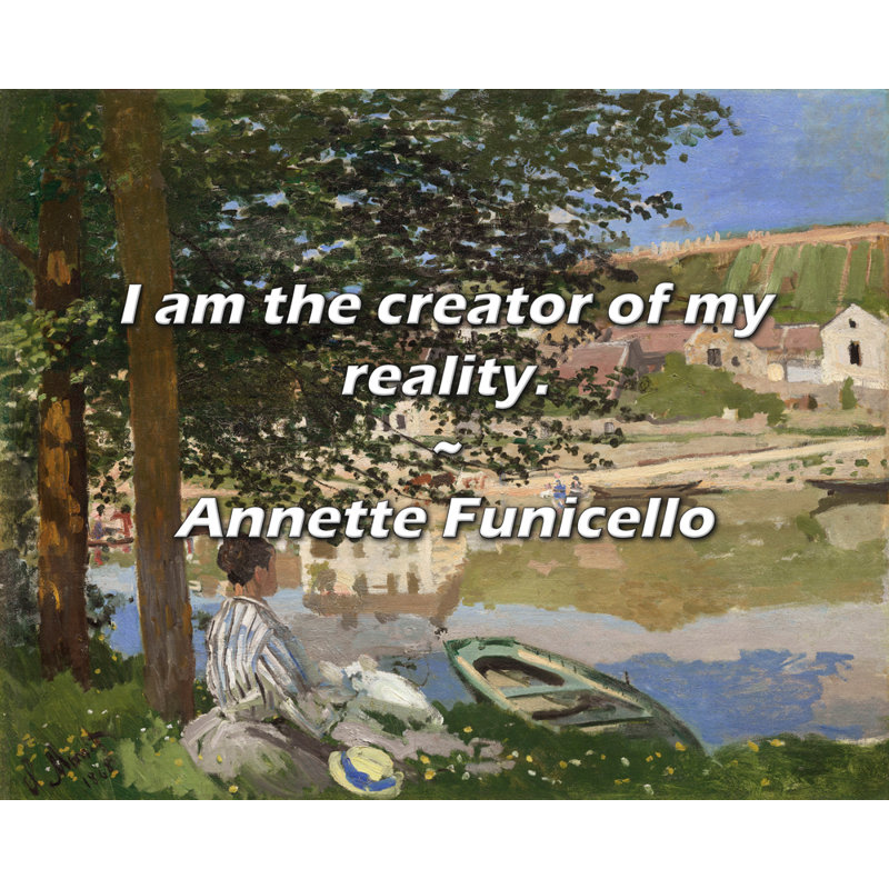 Annette Funicello Citation: Je suis le créateur de ma réalité.
