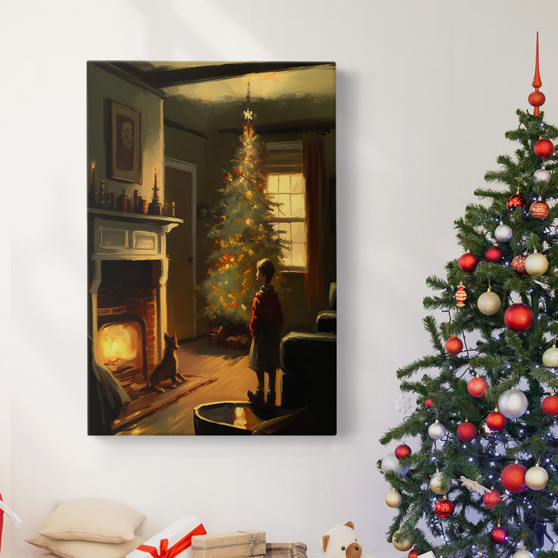 Art des Fêtes de Noël - Toile tendue avec châssis DCXII