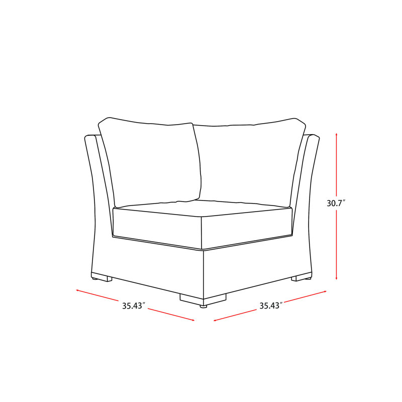 Eloisa Wicker 10 - Person Patio Conversation Sets with Cushions, Gray