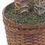Palmier artificiel 72 po dans un panier