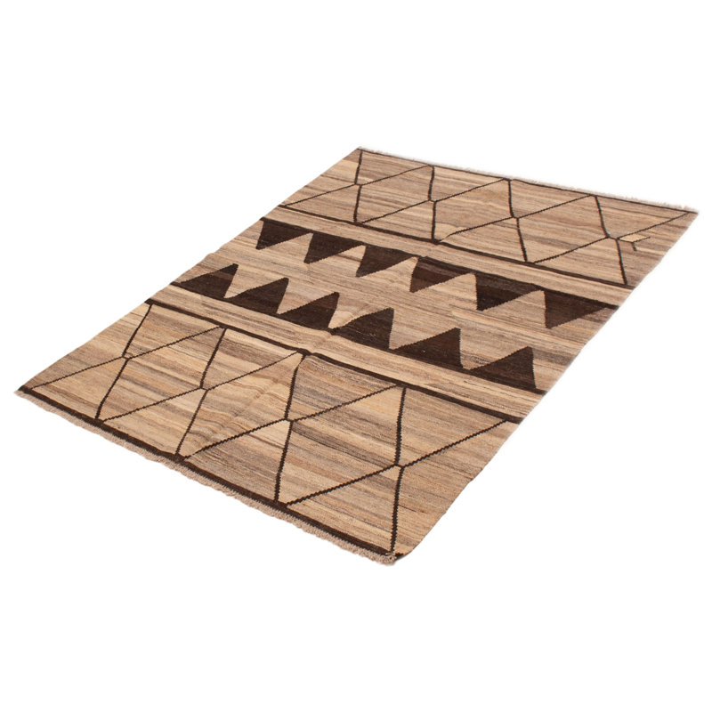 Sivas Taupe Kilim 5'1" x 6'9"