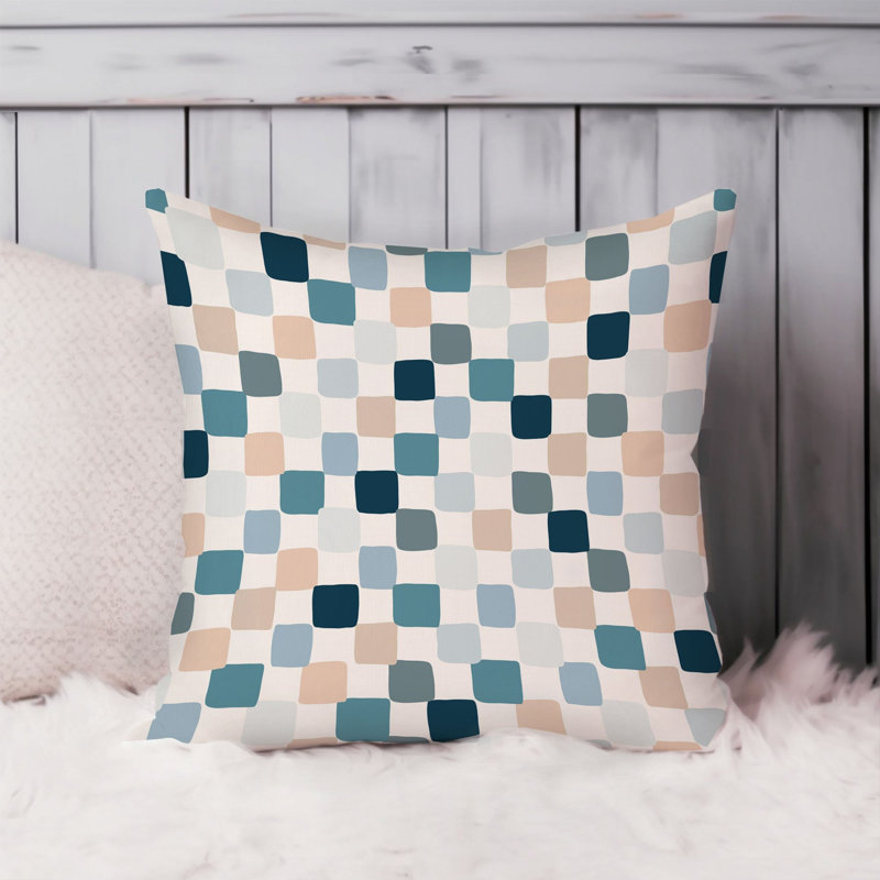 Abstract Boho Tiles Pattern Bohemian, 16"H x 16"W