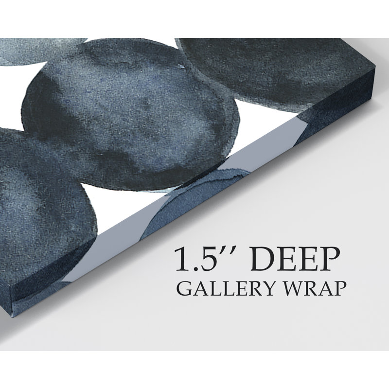 " Blue Gray Density II ", Wrapped Canvas, No Frame, 32" H x 24" W