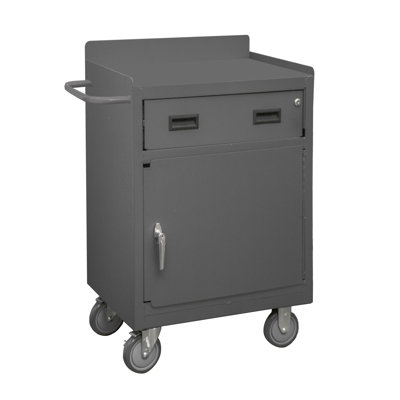 24'' W Steel Top Workbench with Wheels