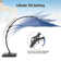 Ebonique Cantilever Umbrella with Base Included