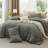 Best Seller Bedsure Cotton Fabric Comforter Set With Microfiber Inner Fill, 143TC-122269172-100517645