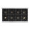Plateau de table en acier satiné 48 po avec 8 brûleurs DuoPro et accents noirs ZLINE Autograph