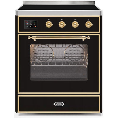 ILVE Majestic II Series 40 inch Induction Range with 6 Induction Elements (Glass Door)