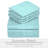 6 Piece Ultra Soft Double Brushed Microfiber Sheet Set, Cooling Sheets with Extra Deep Pockets - Machine Washable-102691448-102691412