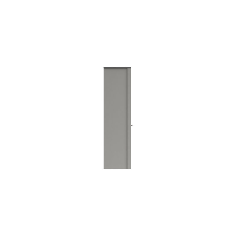 Newhaven 4 Door Manufactured Wood Wardrobe, Dust Grey/Light Grey