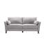 Ensemble de canapé 3 pièces Otto, causeuse, chaise avec 6 coussins, tissage gris foncé Otto-112748818
