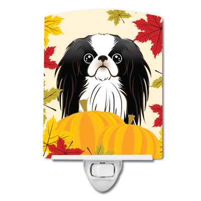 Shih Tzu Thanksgiving Ceramic Night Light