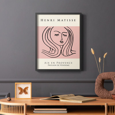Matisse Lxxviii, reproduction encadrée - bois massif