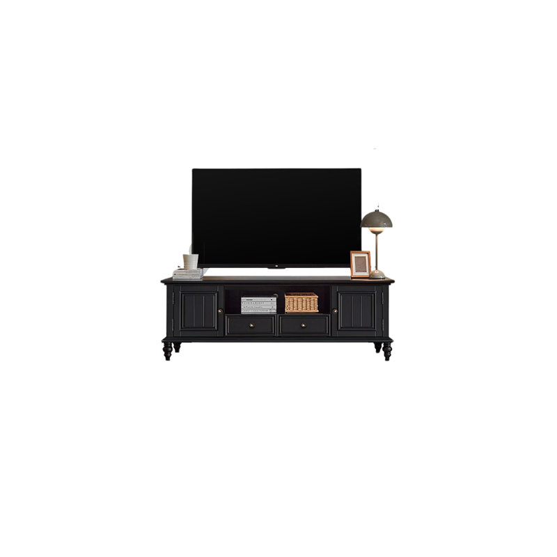 Modern style TV stand, Black