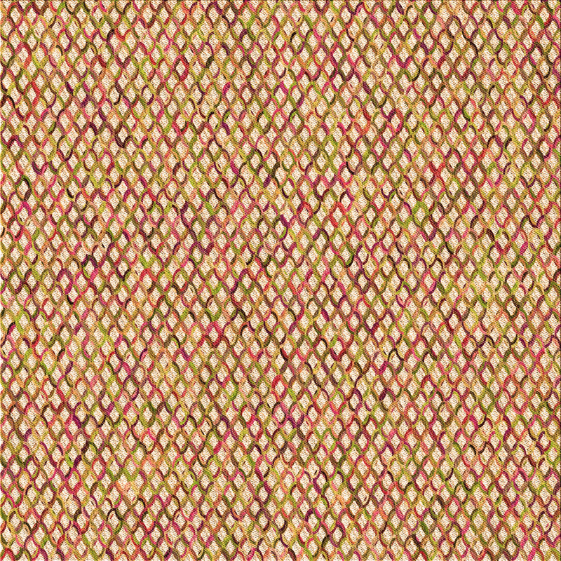 Geometric Indoor Rug, Square 3'