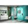 Unidoor Plus 45.5" W x 34.375" D x 72" H Frameless Pivot Rectangle Shower Enclosure with Fixed Panel