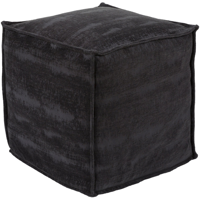 Schmidt Upholstered Pouf, Navy
