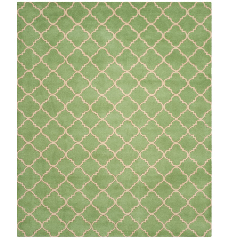 Emrick Hand Tufted Wool Geometric Rug, Runner 2'3" x 7'