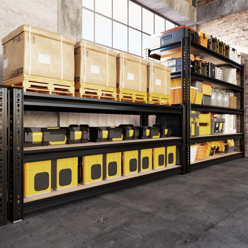 Adaeze Heavy Duty Garage Shelving, Adjustable Metal Storage Shelves