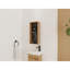 Armoire de rangement murale 12 po sans porte, armoire de rangement avec 4 accessoires de bricolage - bacs et crochets en plastique givré, contreplaqué (MC239EIMO)