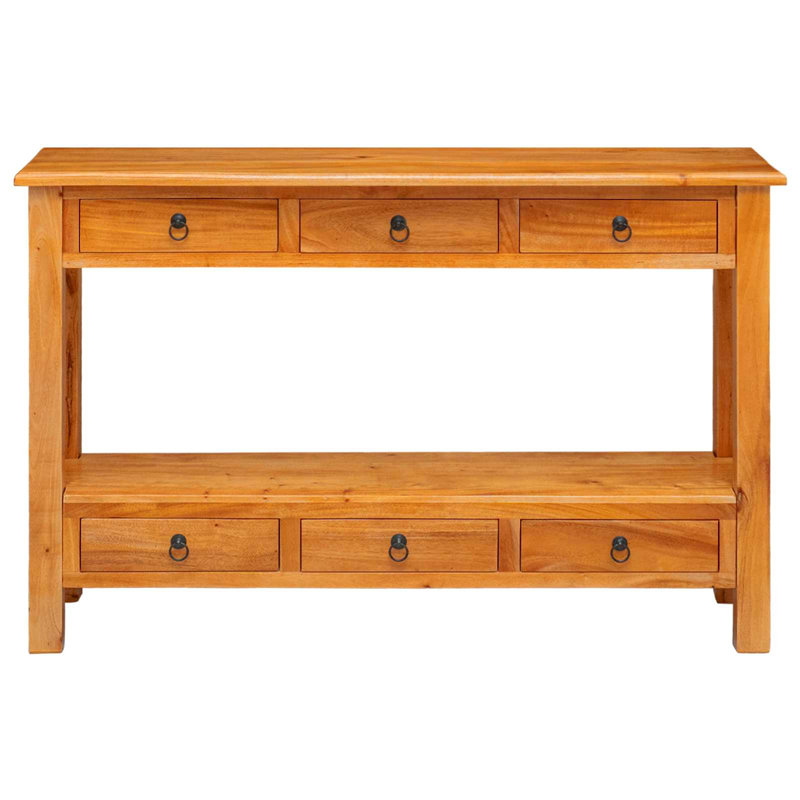 115cm Solid Wood Console Table, Natural