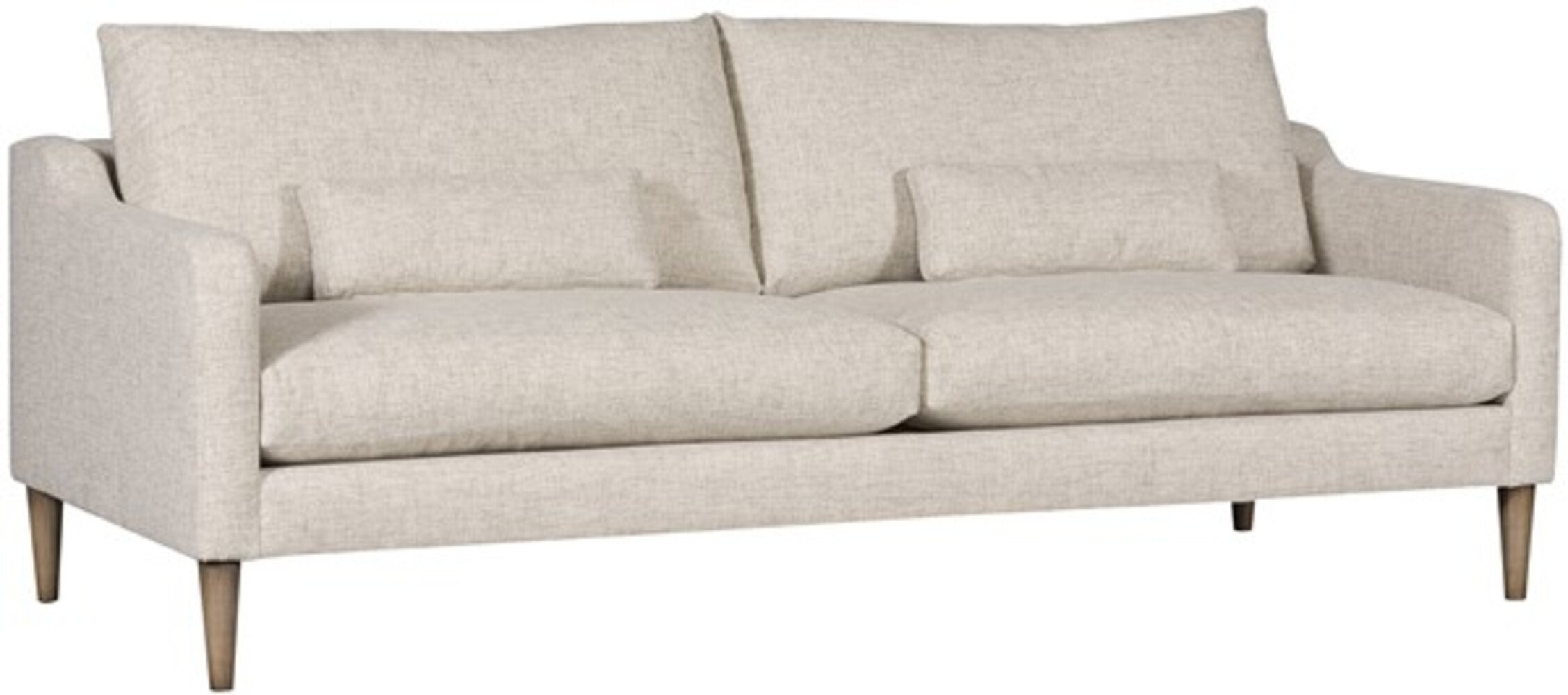 88.5 in. W Square Arm 3-Seats Linen Sofa with Removable Back, Seat CUS