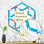 Miroir mural éclectique Foliage II Hexagon Star-45629843