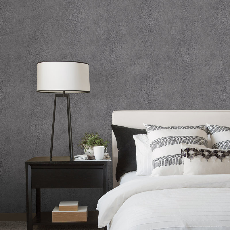10m x 53cm Matte Wallpaper Roll, Black