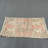 Vintage Wool Rug, 19.3x35 Inch Geometric Orange Rug
