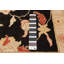 Tapis noir Chobi Finest 9 pi 2 po x 11 pi 6 po