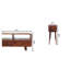 Console en bois massif 51,18 po Hudak