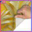 Tapis de bain feuilles de palmier jaune-82941196
