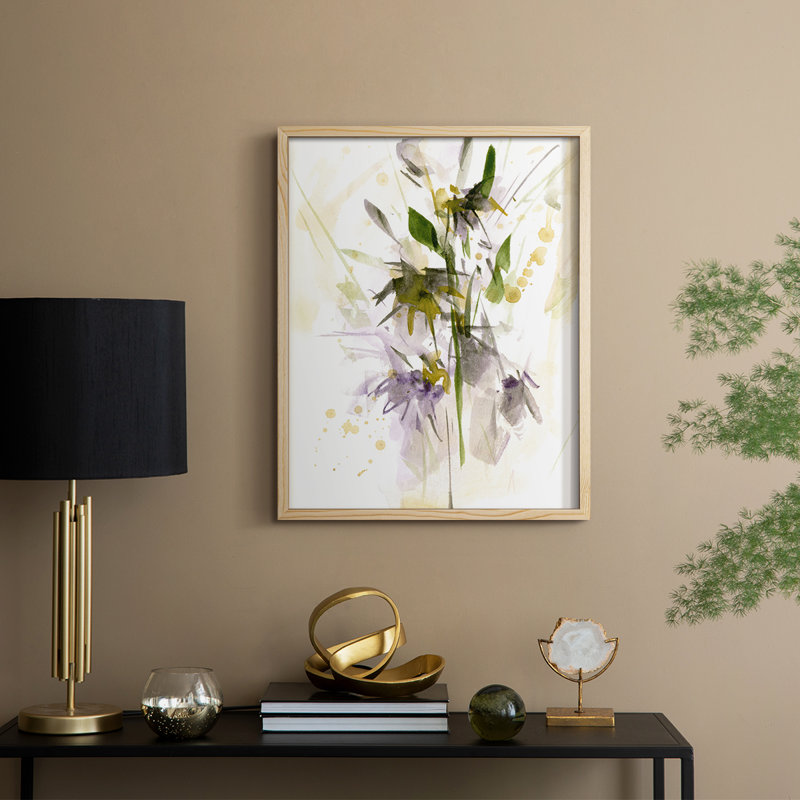 «After Rain I», reproduction encadrée - bois massif