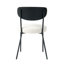 Ensemble de 2 chaises de cuisine modernes Boucle